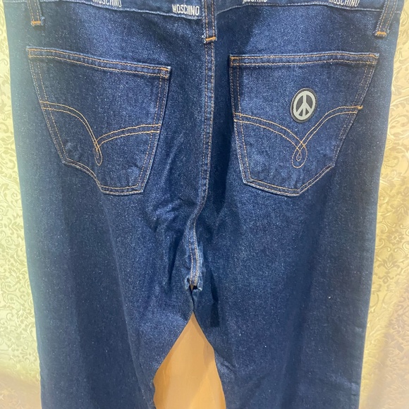Moschino Jeans Designer Vintage  Premium Raw Denim Sz 38 - Picture 4 of 11